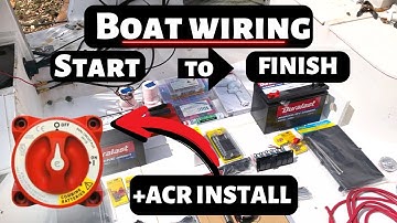 Beginners Guide To Boat Wiring | Blue Sea Systems Dual Battery ACR Install
