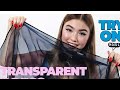 4K Micro Bikini Try-On Haul Transparent |Transparent Lingerie &amp; See-Through Styles # 02