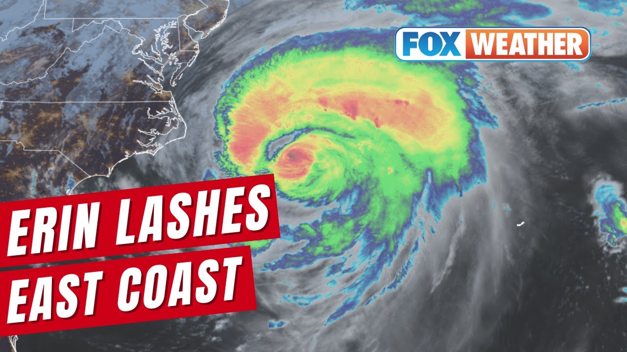 Hurricane Erin's Outer Bands Lash North Carolina, Virginia Coasts with Tropical-Storm-Force Winds