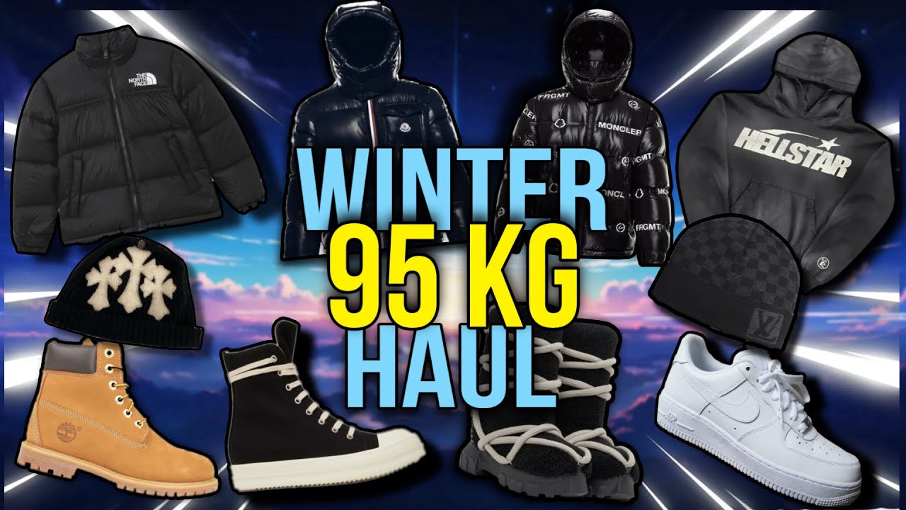 THE BEST WINTER “95” KG HAUL | BALENCIAGA, PRADA, JORDANS, NIKE, RICK OWEN & MORE!