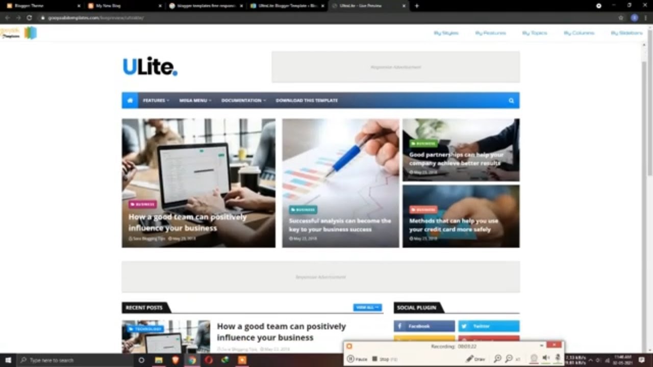 How to Change Blogger theme How to Download And Install Blogger ...