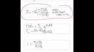 UMB ENGIN 331: Transmission Lines Part 2 - Input Impedance
