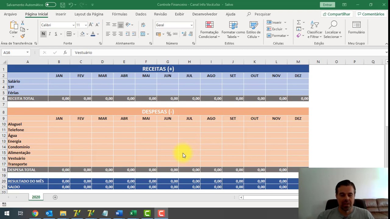 Planilha De Controle Financeiro Pessoal Como Criar A Sua Vrogue