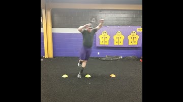 Single leg Lateral Hurdle Hops, continuous