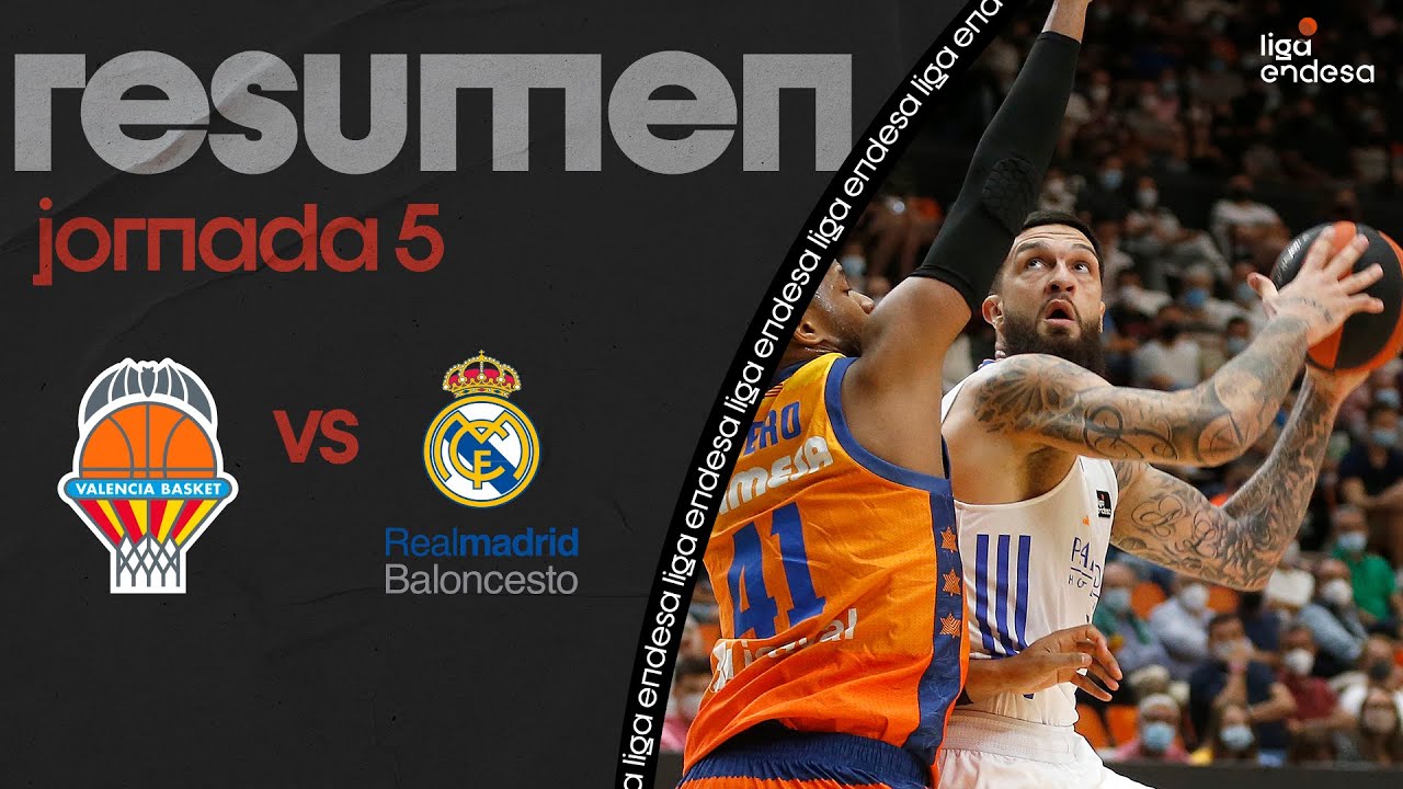 Valencia Basket Real Madrid RESUMEN | Liga Endesa 2021-22 - YouTube