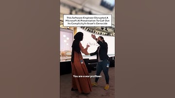 A Software Engineer Disrupted A Microsoft AI Meeting To Call Out Its Complicity In Israel’s Genocide