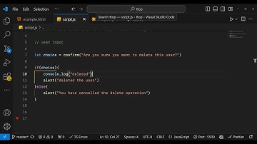 Javascript Popup Boxes API to Create Alert,Prompt and Confirm Dialogs For User Input in Browser