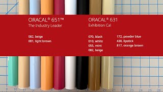 Acrylic Keychains Featuring Oracal 651 Oracal 631