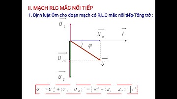 VẬT LÍ 12: BÀI 14. MẠCH RLC (TIẾT 25)
