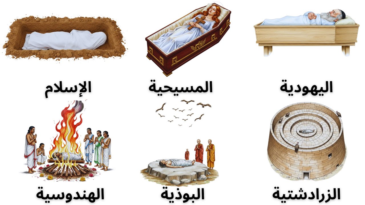 طقوس الموت في الأديان:ماذا يحدث بعد الموت؟