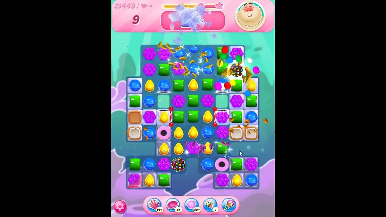 Candy Crush Saga Level 21449 - NO BOOSTERS | SKILLGAMING ✅