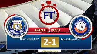 Azam fc vs Ruvu shooting 2-1 all goals & extended highlight