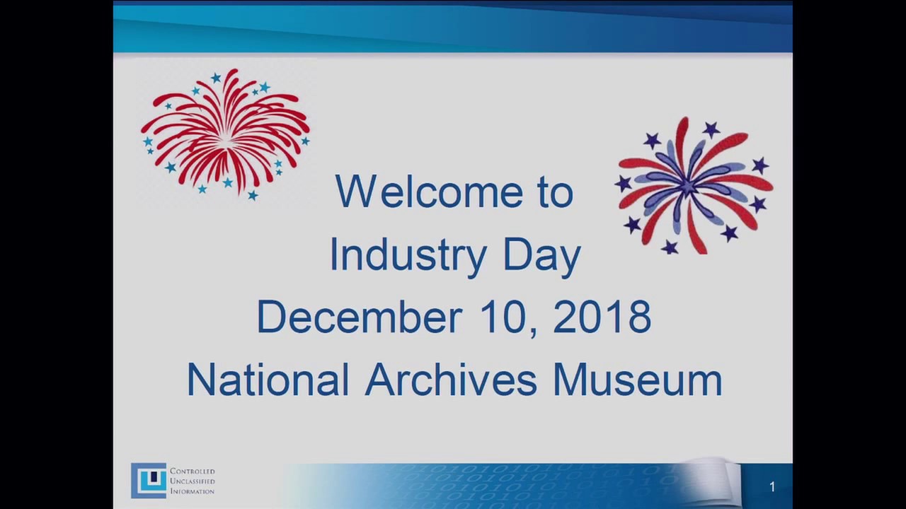 CUI Industry Day (2018)