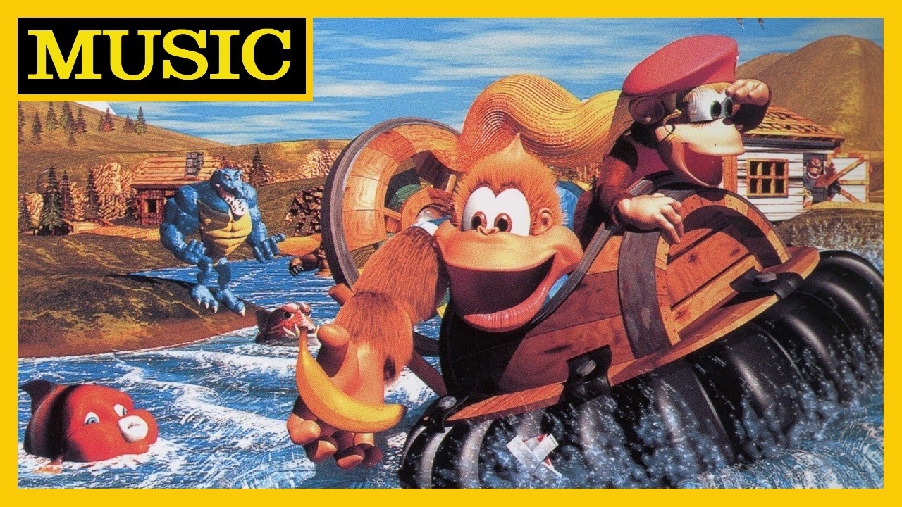 🎵Donkey Kong Country 3 Full OST SNES Music - 1996🎧️ #music