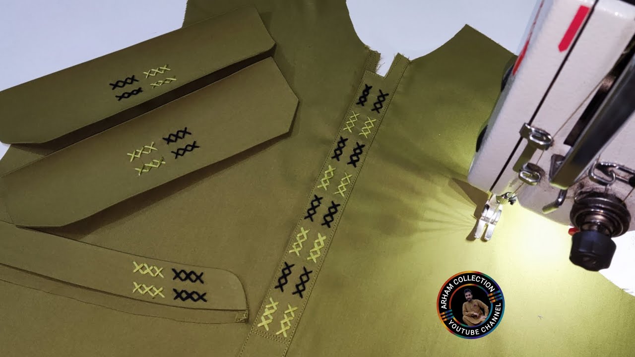 New Kurta Design For Mens /👕/How To Make Gents Designer Kameez Salwar Easiest Way Step by Step