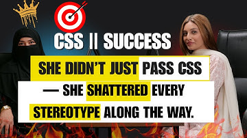 CSS, Courage & Breaking Stereotypes: Mrs. Mehwish Gul Saddam’s Inspiring Rise