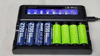 🔋 XTAR L8 Pro зарядное устройство AA AAA