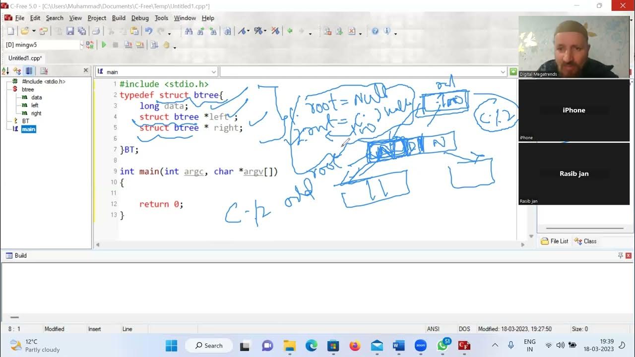 Binary Tree Linked List Representation