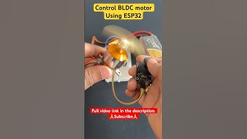 Control BLDC motor with esp32 👏🏻#shorts #bldc #esp32 #brushless #hashincludeelectronics #dcmotor