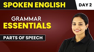 Parts of Speech - Grammar Essentials (Day 2) | Spoken English Course📚 screenshot 1