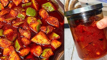 Instant MANGO PICKLE - ANDHRA Style SPICY Mango Pickle | Aam Ka Achar Can Store For 1 Year (Achaar)
