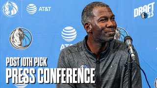 POST 10th Pick | Michael Finley Press Conference | Dereck Lively II  | NBA DRAFT 2023