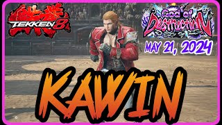 Tekken 8 ▰ (Kawin) STEVE FOX Tekken 8 God OF DESTRUCTION Ranked Matches MAY 21, 2024 REPLAYS