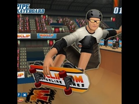 Skateboarding Games For PC - Upipe Skateboard Miniclip Gameplay - YouTube