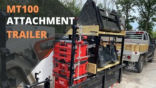 Bobcat MT100 trailer build out! Bring everything to the jobsite!