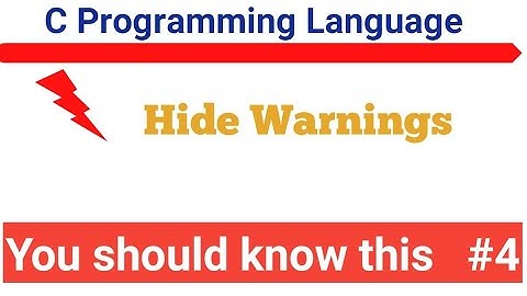 Hide warnings from C program |pragma warn directive