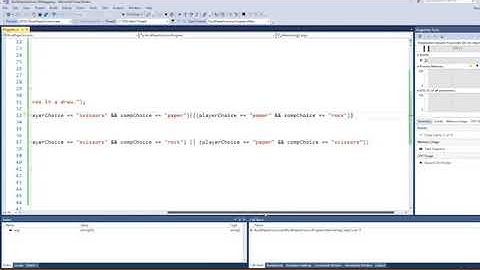 C# Rock Paper Scissors Game