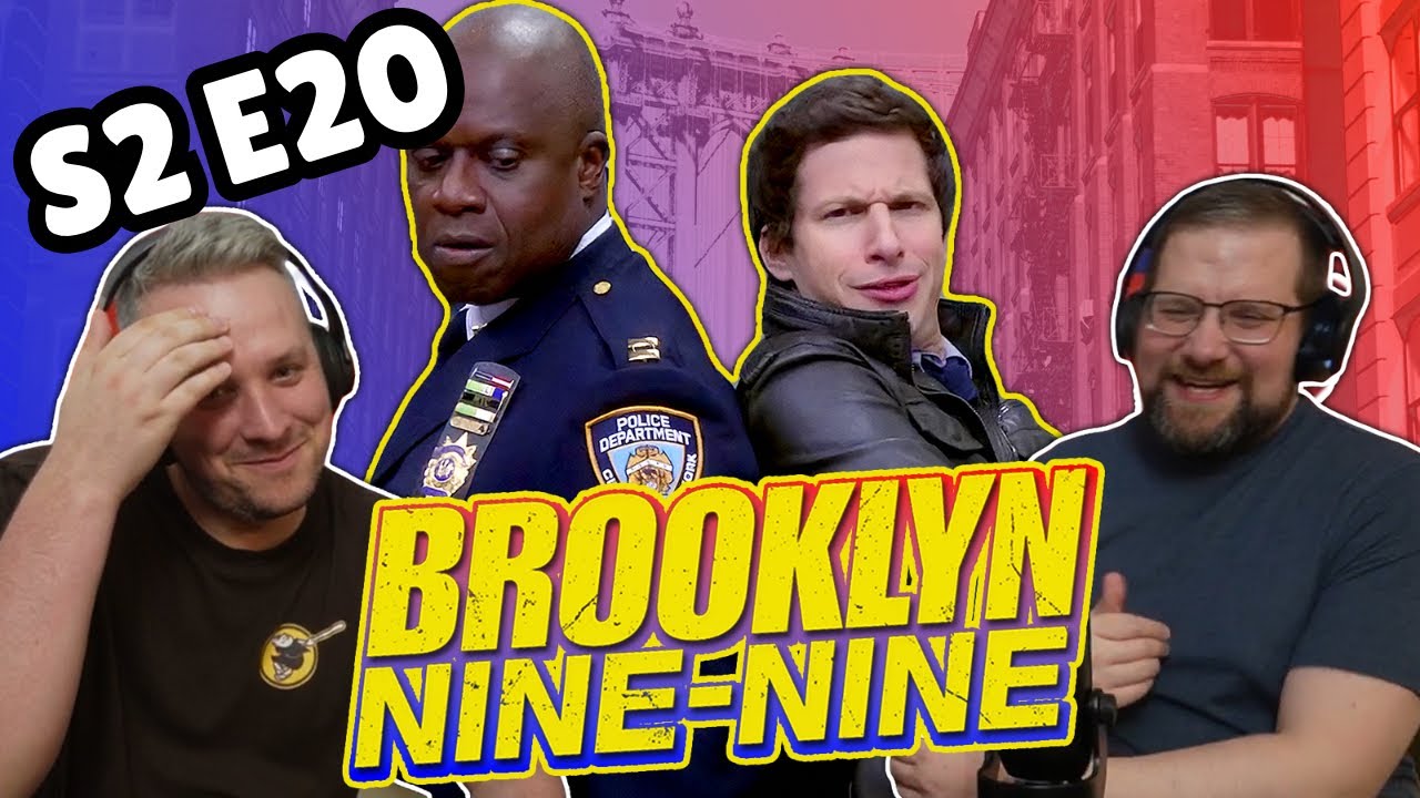 British Guys HILARIOUS Brooklyn Nine-Nine Reaction - S2 E20 (AC/DC)