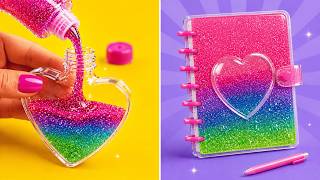 Genius DIY School Crafts 📚🔥 Upgrade Your Supplies with Easy DIY Hacks by 123 GO! Galaxy