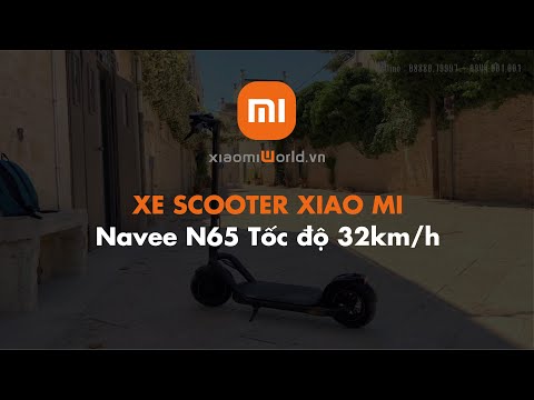 Video Xe Scooter Xiaomi NAVEE N65 Tốc Độ 32km/h - youtube