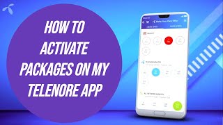 How to active packages On my telenor app screenshot 1