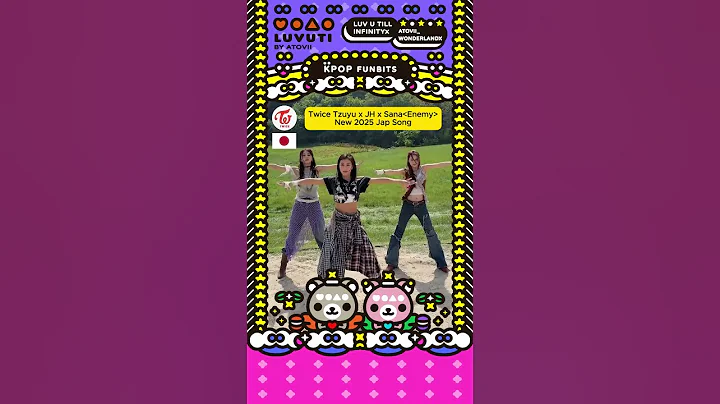 TWICE (트와이스) Tzuyu x Jihyo x Sana Dancing [ Enemy ] New 2025 Japanese Song 😍💖