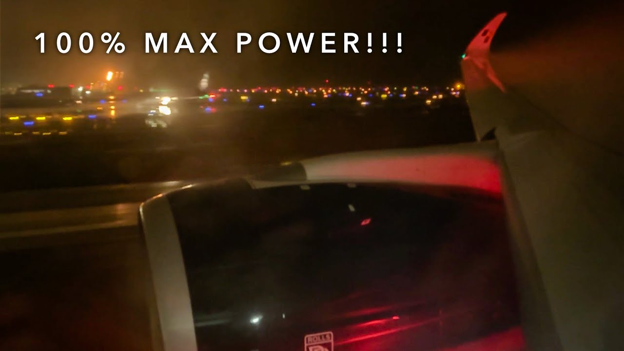 TO/GA FULL POWER!!! STARLUX Airlines A350-900 super powerful takeoff from San Francisco