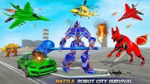 Wild Jackal Robot Transform Car War## Robot Games