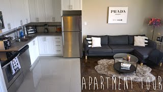 APARTMENT TOUR | STUDENT | ON A BUDGET Welcome to my home! I live with @thevineffects in Toronto! I furnished my white/grey themed Toronto apartment from Ikea,