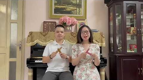 Minh họa gõ đệm bài Tiếng chuông và ngọn cờ (SGK Âm nhạc 6 - Chân trời sáng tạo)