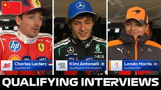 F1 Post Qualifying Drivers Interviews | Chinese Grand Prix 2026