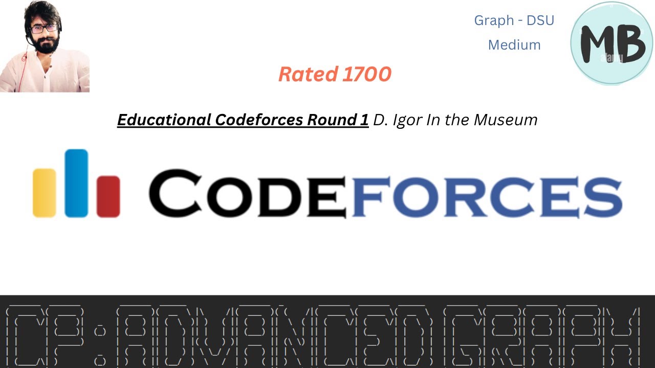 145. Educational Codeforces Round 1 D. Igor In the Museum : JAVA - YouTube