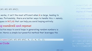 Optimizing MATLAB Code: Generate Arrays of Random Numbers Without Loops