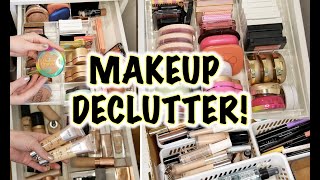 MAKEUP DECLUTTER 2021! Blush, Bronzer, Highlighter, Foundation & more!