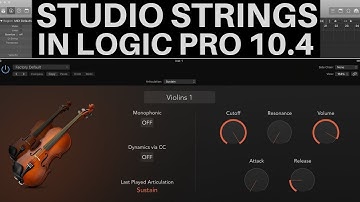How to use the Studio Strings Instrument in Logic Pro X