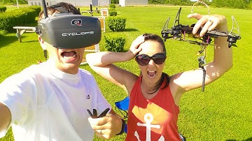 HobbyKing Black Widow First FPV Flight w/ Quanum Cyclops - 260 FPV Racer Drone RTF - TheRcSaylors