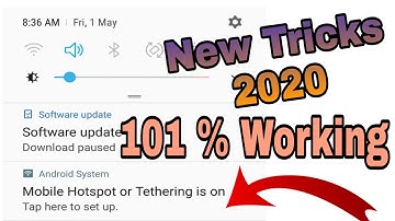 How To Hide Hotspot Notification / New Tricks 2020 / New Video / 100% Workings / Saurabh Zone
