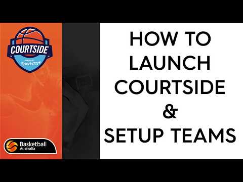 Courtside Instructional Video: Part 1 - Launch and Setup
