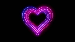 Neon Heart Tunnel💜Purple Heart Background | Heart Tunnel background I Loop 4 Hours I Lovlet