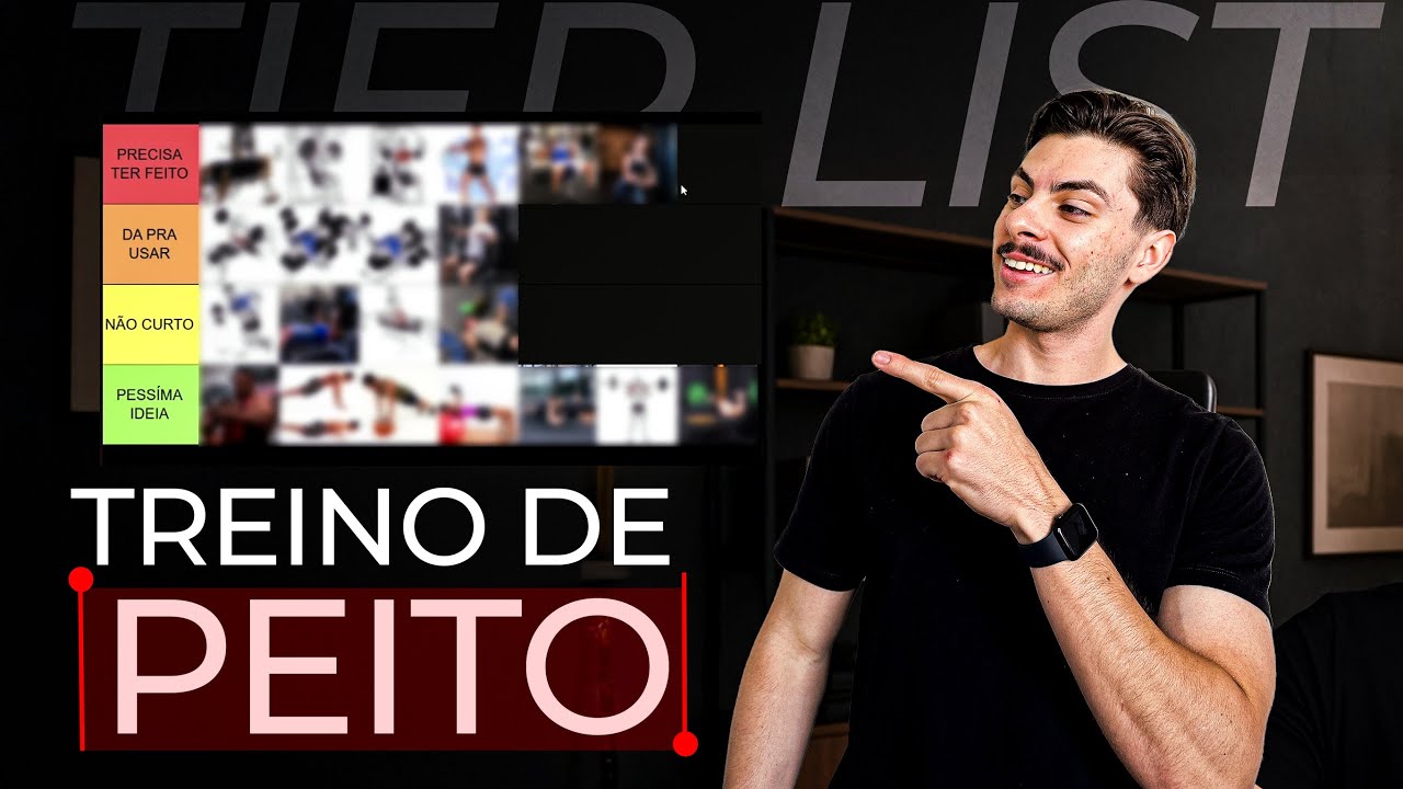 MELHORES E PIORES EXERCÍCIOS PARA PEITORAL - TIERLIST